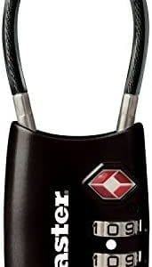 Master Lock 4688D Set Your Own Combination TSA Approved Luggage Lock, 1 Pack, Colors May Vary