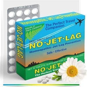 Miers Labs No Jet Lag Homeopathic Jet Lag Remedy (1 Pack, 32 Chewable Tablets), Travel Must Have, Flight Essential for Jet Lag Relief, Plant-Based