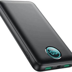 Portable Charger Power Bank 30,800mAh LCD Display Power Bank,25W PD Fast Charging +QC 4.0 Quick Phone Charging Power Bank Tri-Outputs Battery Pack Compatible with iPhone,Android etc(Black)