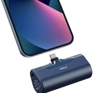 iWALK Small Portable Charger 4500mAh Ultra-Compact Power Bank Cute Battery Pack Compatible with iPhone 14/14 Pro Max/13/13 Pro Max/12/12 Pro Max/11 Pro/XS Max/XR/X/8/7/6/Plus Airpods and More,Blue