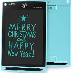 Mafiti LCD Writing Tablet 8.5 Inch Electronic Writing Drawing Pads Portable Doodle Board Gifts for Kids Office Memo Home Whiteboard Cyan