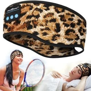 MUSICOZY Sleep Headphones Wireless Bluetooth 5.2 Sports Headband Headphones with HD Stereo Speakers Unique Gifts Cool Gadgets Perfect for Sleeping, Workout, Jogging, Yoga, Insomnia, Air Travel