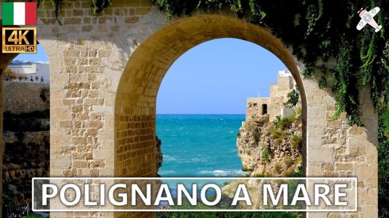 POLIGNANO A MARE │ITALY.  What to see in Polignano a Mare.  Colorful 4K images.