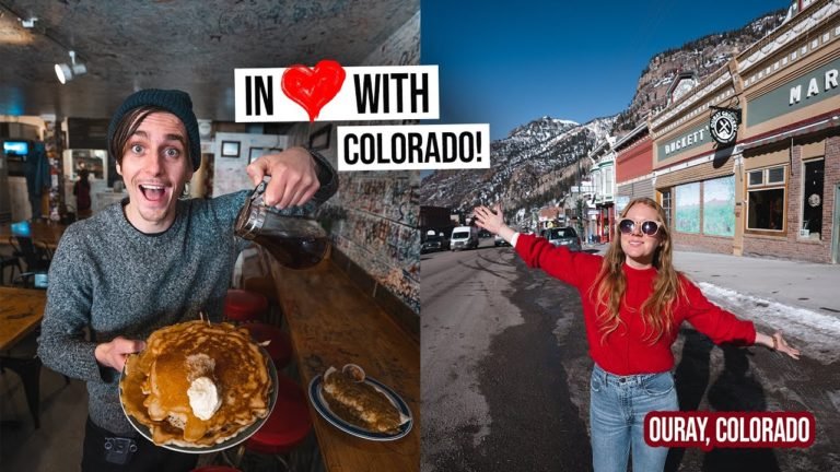 We Found Colorado’s MOST CHARMING Town! – Ice Climbing & Delicious Local Food in Ouray, Colorado❤️