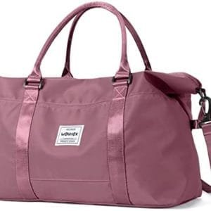 Large Travel Tote Bag, Waterproof Expandable Duffel Gym Tote Bag,Weekender Carry On Overnight Bags for Women with Trolley Sleeve Wet Pocket,travel duffel bags