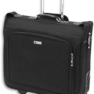 LONDON FOG Buckingham 44-Inch Wheeled Garment Bag, Black