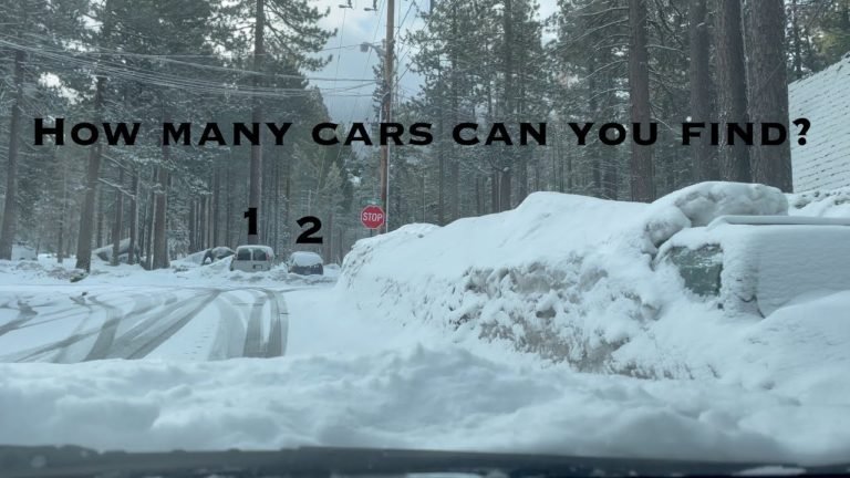 More SNOW for South Lake Tahoe.  Cars are still being uncovered! 4/18