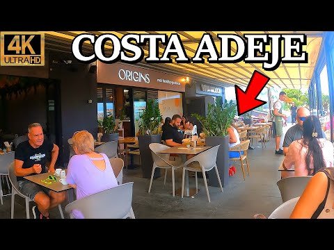 TENERIFE – Looking at current prices, eating and exploring a shopping centre in Costa Adeje