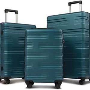 Merax Luggage Sets 3 piece Carry on Luggage Suitcase Sets of 3, Hard Case Luggage Sets Clearance Expandable