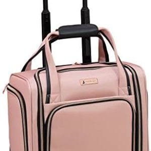 LONDON FOG Bromley 15-Inch Under The Seat Bag,Lightweight, Rose Gold