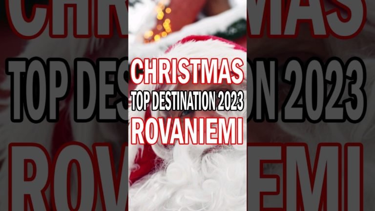 Santa Claus Village Christmas – Travel Guide 2023 #shorts #vlog #travel #top #christmas #rovaniemi
