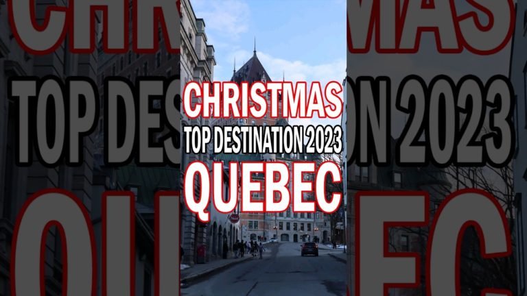 Christmas in  Québec – Travel Guide 2023 #shorts #vlog #travel #top #christmas #quebec