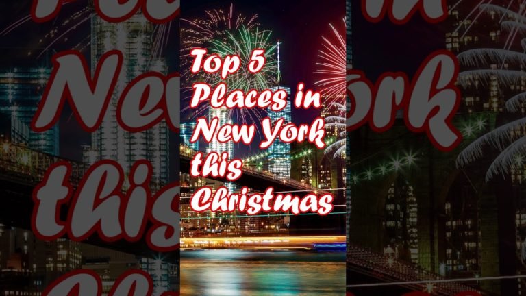 Christmas in New York 2023 – Top Places to Visit #nyc #newyork #christmas #shorts #vlog #travel #top
